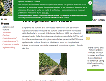 Tablet Screenshot of aglianicodelvulture.net